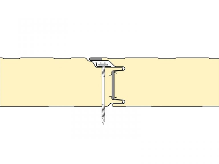 PIR Sandwich Panel Topway Steel 2D Wall Joint 800